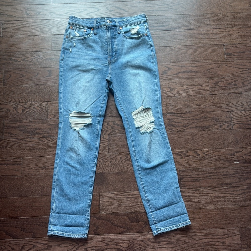 Madewell Light Blue Denim Jeans size 26 the perfect vintage jeans like new - Picture 5 of 11